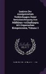 Max Konrad Hoffmann, Alfred Thiel - Lexicon Der Anorganischen Verbindungen Unter Berucksichtigung Von Additions-Verbindungen Mit Organischen Komponenten, Volume 3