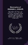 United States Congress Senate Committ - Nomination of Benjamin L. Erdreich: Hearing Before the Committee on Governmental Affairs, United States Senate, One Hundred Third Congress, First Sess