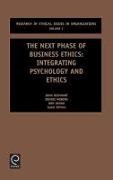 John William Dienhart, M. Pava - Next Phase of Business Ethics