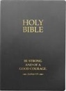 Whitaker House - KJV Holy Bible, Be Strong and Courageous Life Verse Edition, Large Print, Black Ultrasoft