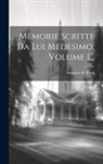 Scipione De' Ricci - Memorie Scritte Da Lui Medesimo, Volume 1