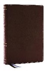 Thomas Nelson - Life in Christ Bible: Discovering, Believing, and Rejoicing in Who God Says You Are (NKJV, Brown Bonded Leather, Red Letter, Comfort Print)