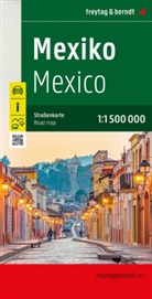 freytag &amp; berndt, freytag &amp; berndt - Mexiko, Straßenkarte, 1:1.500.000, freytag & berndt