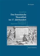 Konrad Kr¿al, Konrad Krcal - Das französische Thesenblatt im 17. Jahrhundert