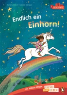 Sandra Grimm, Isabelle Song-Ra Göntgen - Penguin JUNIOR - Einfach selbst lesen: Endlich ein Einhorn! (Lesestufe 1)