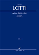 Antonio Lotti, Häusler, Wolfgang Horn - Missa Sapientiae (Klavierauszug)
