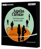 Agatha Christie, Matthias Matschke - Und dann gab's keines mehr, 1 Audio-CD, 1 MP3 (Hörbuch)