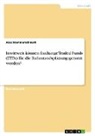 Alex Hammerschmidt - Inwieweit können Exchange Traded Funds (ETFs) für die Ruhestandsplanung genutzt werden?