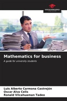 Oscar Alva Celis, Luis Alberto Carmona Castrejón, RONALD VILCAHUAMAN TADEO - Mathematics for business