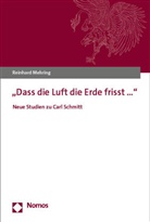 Reinhard Mehring - "Dass die Luft die Erde frisst..."