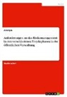 Anonym, Anonymous - Anforderungen an das Risikomanagement in den verschiedenen Projektphasen in der öffentlichen Verwaltung