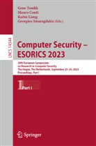 Mauro Conti, Kaitai Liang, Kaitai Liang et al, Georgios Smaragdakis, Gene Tsudik - Computer Security - ESORICS 2023