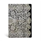 Paperblanks - Ivory Veil (Lace Allure) Mini Lined Hardcover Journal (Elastic Band Closure)