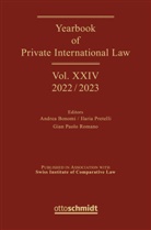 Andrea Bonomi, Paolo Romano (Prof.), Ilaria Pretelli, Ilaria Pretelli (Prof. Dr.), Gian Paolo Romano - Yearbook of Private International Law Vol. XIV - 2022/2023