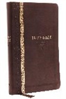 Thomas Nelson - KJV, Thinline Bible, Standard Print, Imitation Leather, Brown, Indexed, Red Letter Edition, Comfort Print