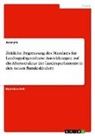 Anonym, Anonymous - Zeitliche Begrenzung des Mandates für Landtagsabgeordnete. Auswirkungen auf die Altersstruktur der Landesparlamente in den neuen Bundesländern