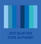 Allison, Colorful Alphabet - JUST BLUE HEX CODE ALPHABET