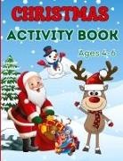 Estelle Designs - Christmas Activity Book for Kids Ages 4-6