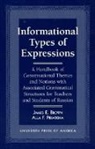 James Brown, Alla Priiatkina, Alla F Priiatkina, Priiatkina Alla F. - Informational Types of Expressions