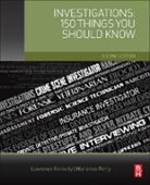 Lawrence J Fennelly, Lawrence J. Fennelly, Marianna Perry, Perry Marianna - Investigations: 150 Things You Should Know