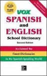 Vox - Vox Spanish and English School Dictionary