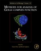 Methods for Analysis of Golgi Complex Function: Volume 118