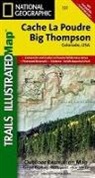 National Geographic Maps - Cache La Poudre, Big Thompson Colorado, USA
