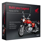 FRANZIS - Honda CB 750 Build your Legend, Metall Modellbausatz im Maßstab 1:24, inkl. Soundmodul und 68-seitigem Begleitbuch