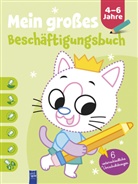 Mein großes Beschäftigungsbuch 4-6 Jahre (Cover Katze)