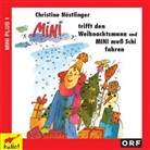 Christine Nöstlinger - Mini trifft den Weihnachtsmann / Mini muß Schi fahren, 1 Audio-CD (Hörbuch)
