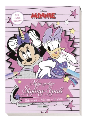 Disney,  Panini - Disney Minnie: Mein großer Styling-Spaß: Stickern, Malen, Stylen