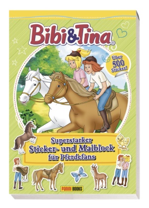 Panini - Bibi & Tina: Superstarker Sticker- und Malblock für Pferdefans - Sticker- und Malblock