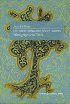 Jean Paulhan, Bernhard Stricker, Bernhard Stricker - Die Erfahrung des Sprichworts