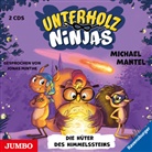 Michael Mantel, Jonas Minthe - Die Unterholz-Ninjas. Die Hüter des Himmelssteins, 2 Audio-CD (Audio book)