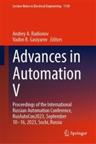 Andrey A Radionov, Vadim R. Gasiyarov, R Gasiyarov, Andrey A. Radionov - Advances in Automation V