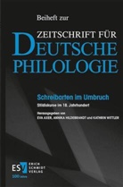 Eva Axer, Annika Hildebrandt, Annika Hildebrandt (Dr.), Kathrin Wittler, Kathrin Wittler (Dr.) - Schreibarten im Umbruch
