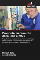 Mahesh Bote, Anand Koparde - Proprietà meccaniche della lega al7075