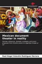 Raúl Ángel Valentín Rodríguez Herrera - Mexican document theater in reality
