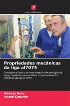 Mahesh Bote, Anand Koparde - Propriedades mecânicas da liga al7075