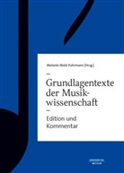 Melanie Wald-Fuhrmann - Grundlagentexte zur Musikwissenschaft