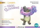 Stefanie Drecktrah, Mareike Hahn - Lesen mit Rico Schnabel, Heft 4: Vom Satz zum Text - silbierte Ausgabe, für Bookii