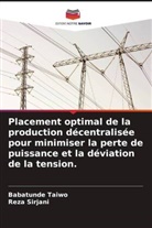 Reza Sirjani, Babatunde Taiwo - Placement optimal de la production décentralisée pour minimiser la perte de puissance et la déviation de la tension.