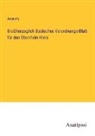 Anonym - Großherzoglich Badisches Verordnungs-Blatt für den Oberrhein-Kreis