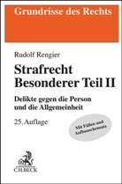 Rudolf Rengier, Rudolf (Dr.) Rengier - Strafrecht Besonderer Teil II