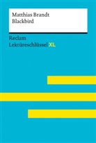 Matthias Brandt, Eva-Maria Scholz - Blackbird von Matthias Brandt: Lektüreschlüssel mit Inhaltsangabe, Interpretation, Prüfungsaufgaben mit Lösungen, Lernglossar. (Reclam Lektüreschlüssel XL)