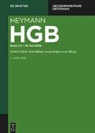 Peter Balzer, Georg Borges, Georg Borges u a, Harald Herrmann, Norbert Horn - Heymann-Handelsgesetzbuch (ohne Seerecht) - Band 4/1: §§ 343-475h