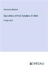 Alexander Maclaren - Expositions of Holy Scripture; St. Mark