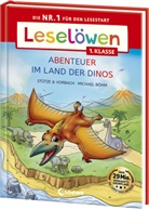 Stütze &amp; Vorbach, Michael Böhm, Stütze &amp; Vorbach, Loewe Erstlesebücher, Loewe Erstlesebücher - Leselöwen 1. Klasse - Abenteuer im Land der Dinos, Großdruck