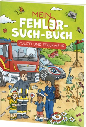 Sebastian Coenen, Loewe Lernen und Rätseln,  Loewe Lernen und Rätseln - Mein Fehler-Such-Buch - Polizei und Feuerwehr - Abwechlungsreiches Rätsel- und Beschäftigungsbuch für Kinder ab 6 Jahren