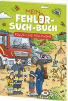 Sebastian Coenen, Loewe Lernen und Rätseln, Loewe Lernen und Rätseln - Mein Fehler-Such-Buch - Polizei und Feuerwehr